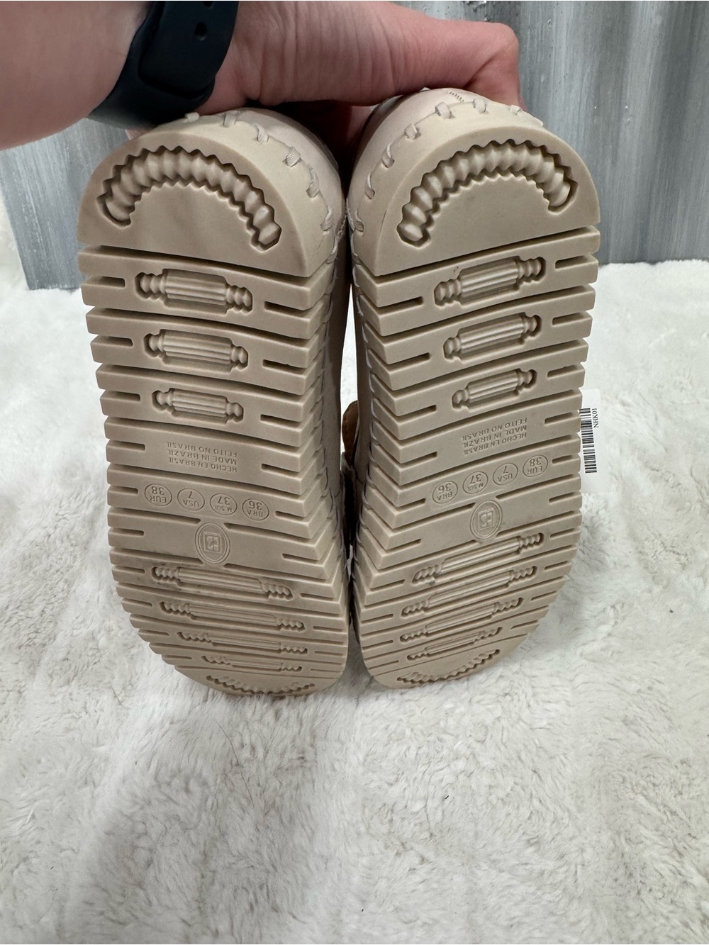 NWT Neutral Beige Slip-On Loafers - Picture 4 of 6